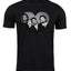 Playera negra | MORAT | Corazón