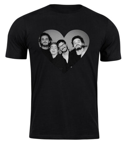 Playera negra | MORAT | Corazón