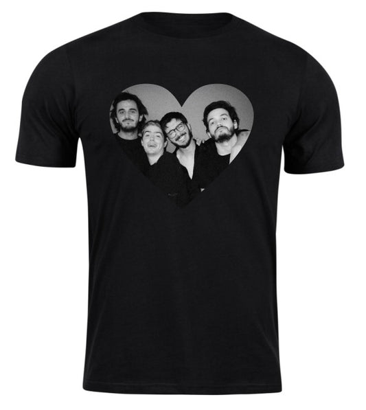 Playera negra | MORAT | Corazón