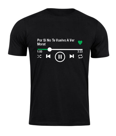 Playera negra | MORAT | Por Si No Te Vuelvo  A Ver