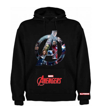 Sudadera Negra| Avengers | Marvel