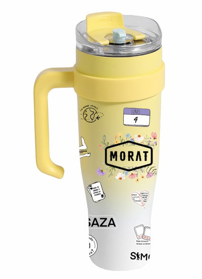 Vasos Térmico 1300ml | Amarillo degradado | MORAT | Flory