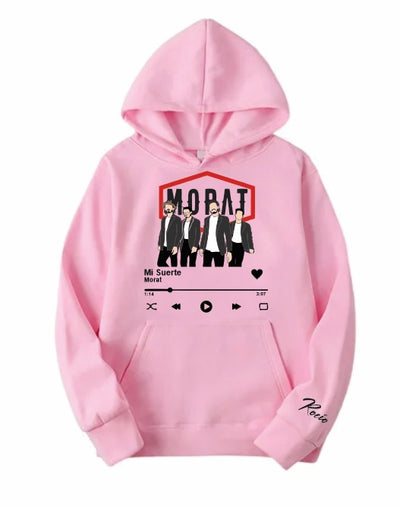 Sudadera Morat | Rosada | Mi suerte | Spotify