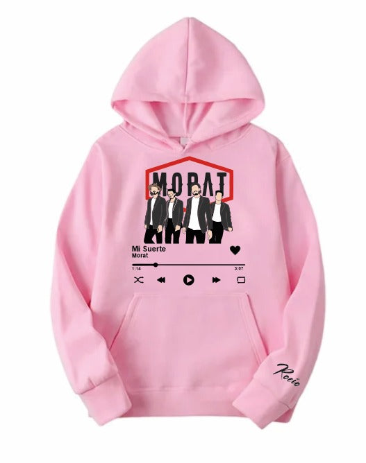 Sudadera Morat | Rosada | Mi suerte | Spotify