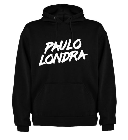 Sudadera Negra| Paulo Londra| Adan y Eva | Collaje