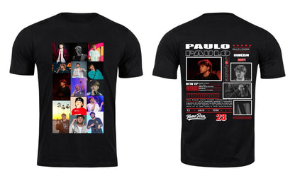 Playera Personalizada | Paulo Londra |Negro| Homerun | Collage