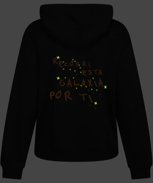 Sudadera Ivan Cornejo | Fluorescente | Brilla en la obscuridad | Recorrí esta galaxia por tí