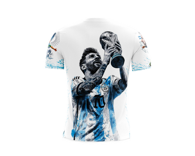Camisola | Camisola Full Sublimación | Argentina homenaje a Messi