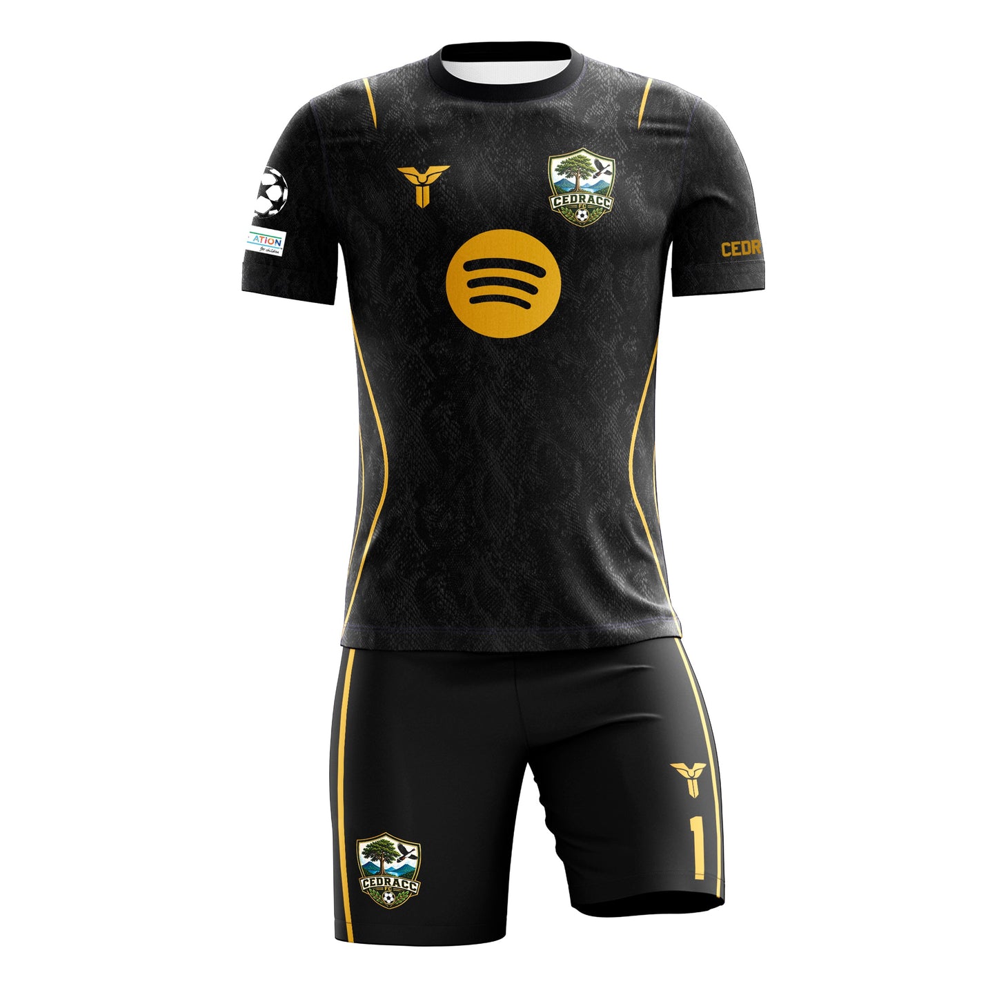 Uniforme Deportivo |  Negro | Arquero | CEDRACC FC