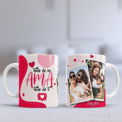 Taza Personalizada   |  Día del Amor y de la amistad