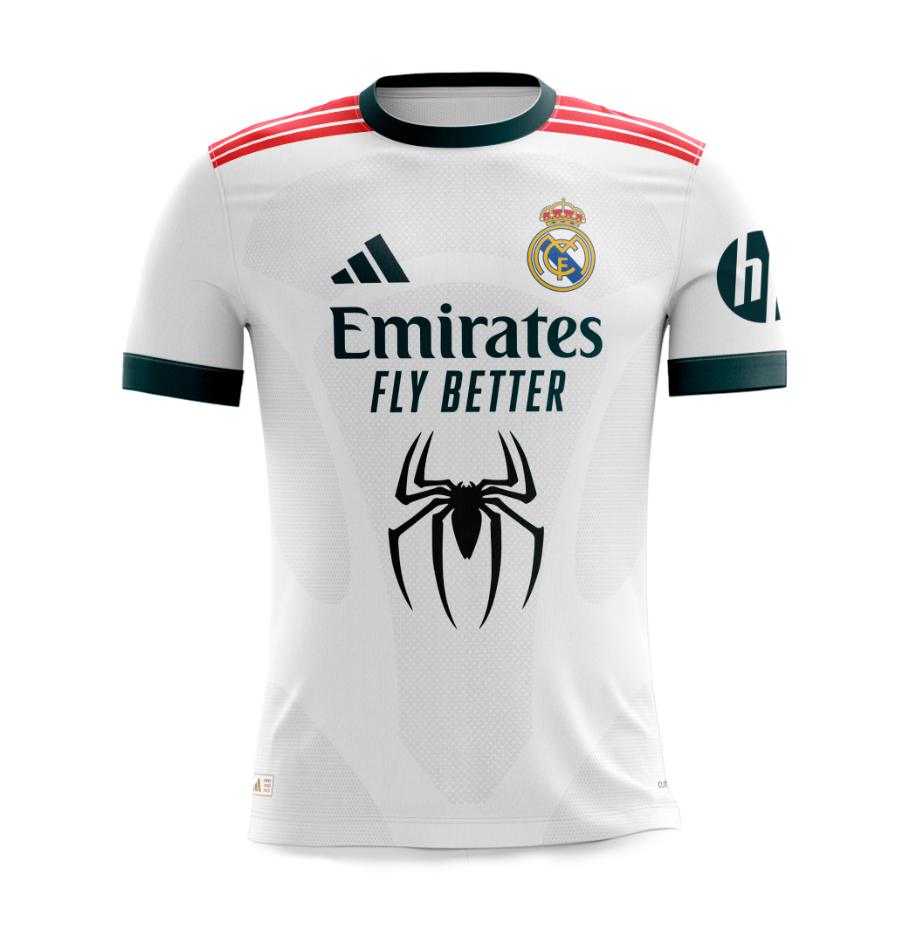 Uniforme Deportivo | Camisola Full Sublimación | Real Madrid x Spider-man | 26/27
