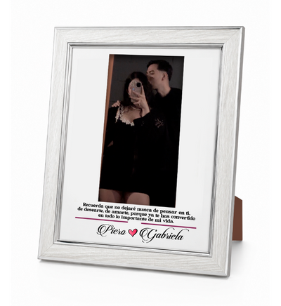 Cuadro con marco | Personalizado | Fotografía | Piero & Gabriela