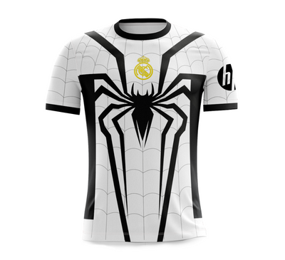Camisola Full Sublimación | Real Madrid x Spider-man | Spidertraje blanco