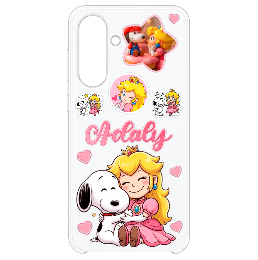 Funda | Resina Encapsulada | Samsung Galaxy A36 5G | Peach x Snoopy