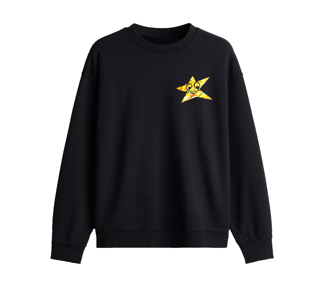 Sudadera | Cuello redondo   | Negro | Latin Mafia | No digas nada