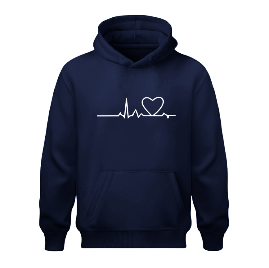 Sudadera Azul Marino | Corazón | A & A