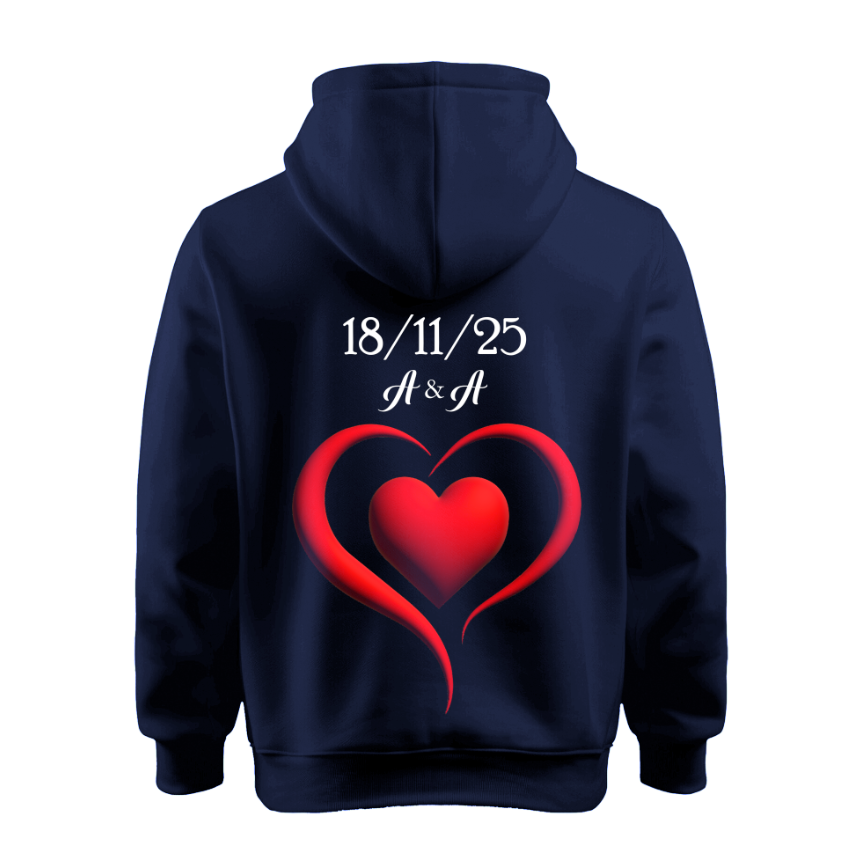 Sudadera Azul Marino | Corazón | A & A