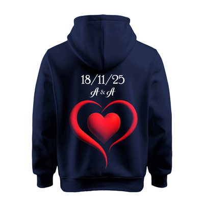 Sudadera Azul Marino | Corazón | A & A