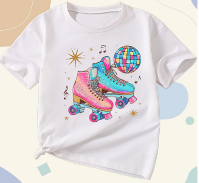 Playera | Blanco | Soy Luna | patines