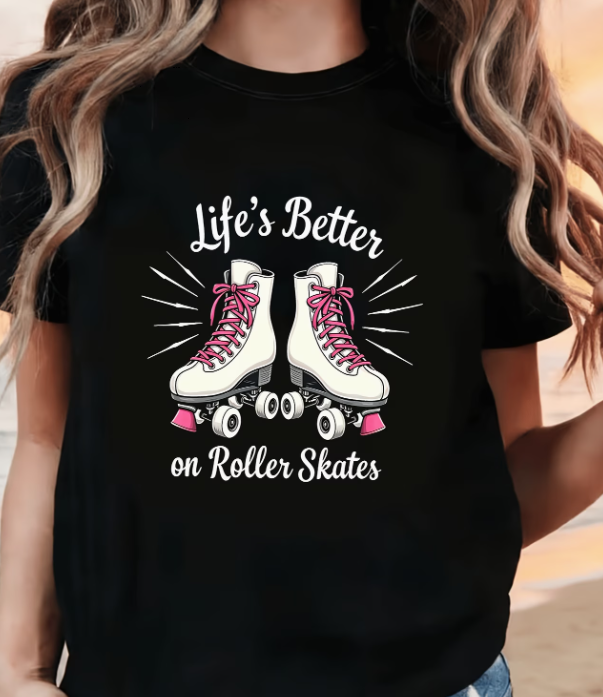 Playera | Negra | Soy Luna | ON ROLLER SKATES