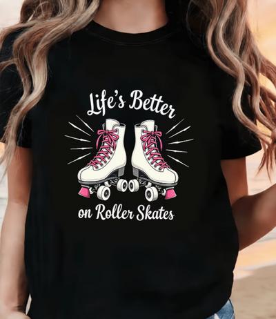 Playera | Negra | Soy Luna | ON ROLLER SKATES
