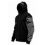 Sudadera con zipper | Perlado | Negro | Dragón Chino | Sebastiana