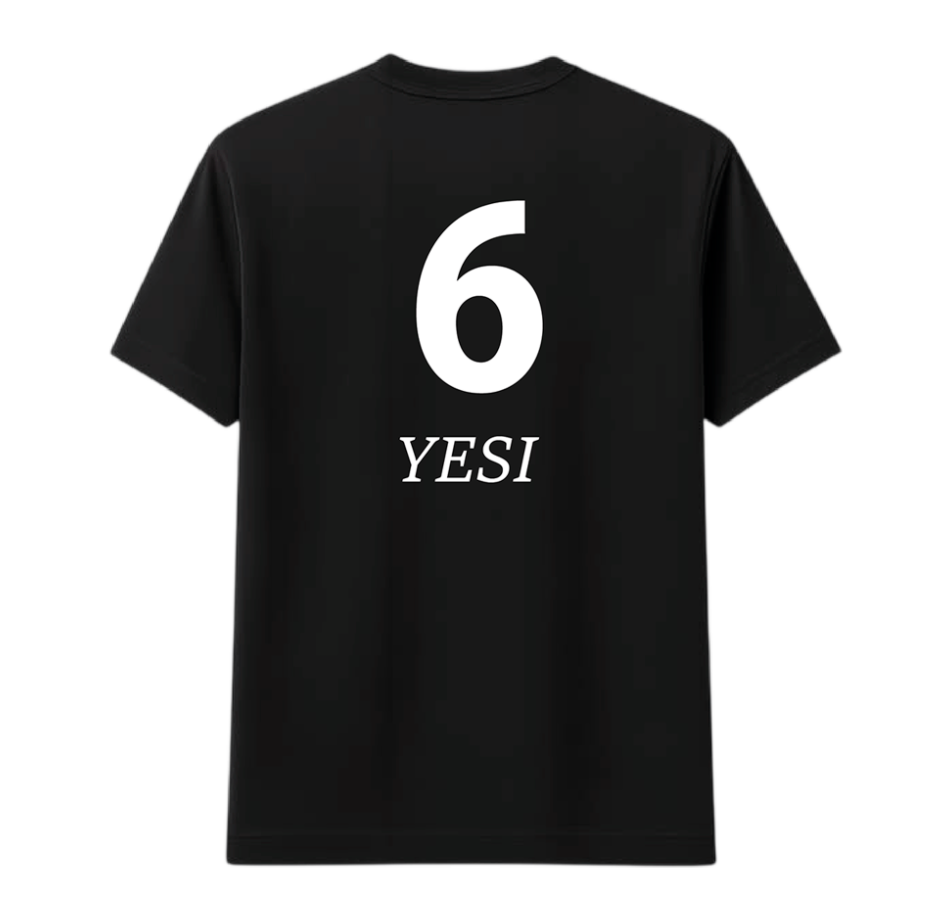 Playera| Negra | Barcelana | Yesi 6