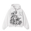 Sudadera con zipper | Blanco | Medusa Serpientes | EU