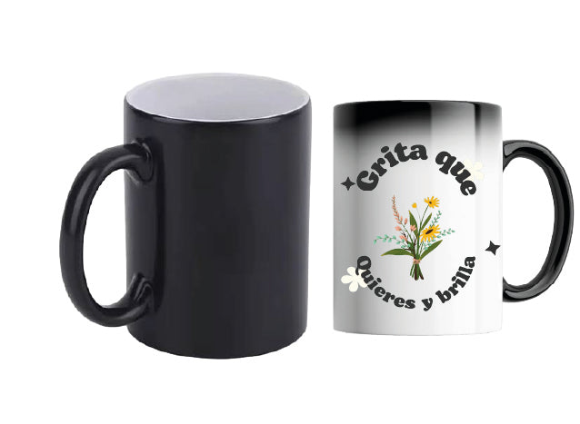 Taza Mágica | Personalizada | humbe | Grita que quireres y brilla