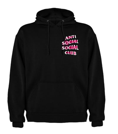 Sudadera | Negro | Anti Social Club | Rallado