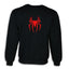 Sudadera | Cuello redondo   | Negro | hombre araña | Spider man | Urbano