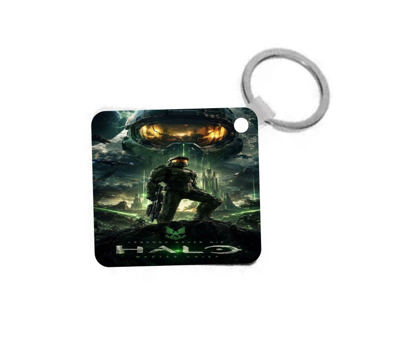Llavero Personalizado | Halo | Cuadrado