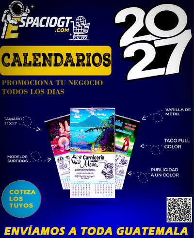 Calendarios de Pared año 2027