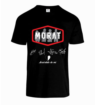 Playera | Negra | Firmas | Morat