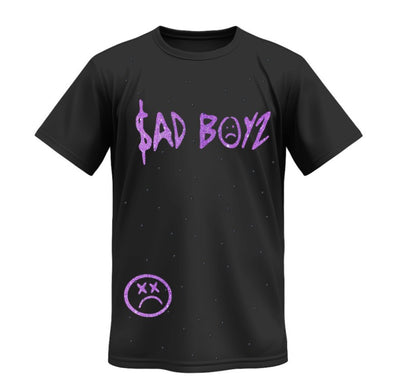 Playera | Negra | Perlado negro | Junior H | Sad Boyz