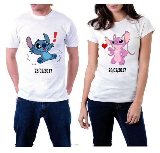 Duo de playeras personalizadas |  Día del Amor