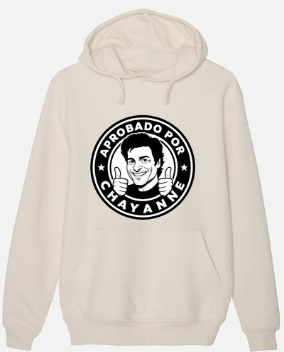 Sudadero | Crema | Chayanne | logo Chayanne