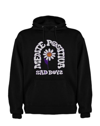 Sudadera Junior H | Negro| | SAD BOY-MENTE POSITIVA