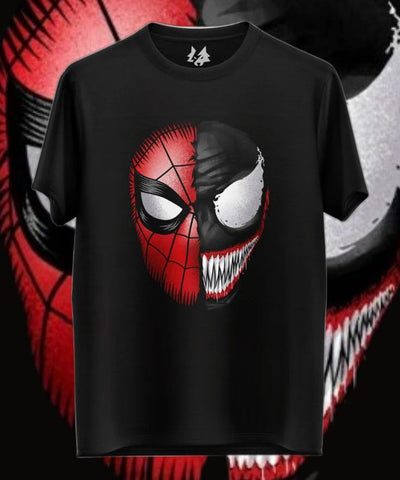 Playera | negro | Hombre araña | spiderman |  Spidey vs venom