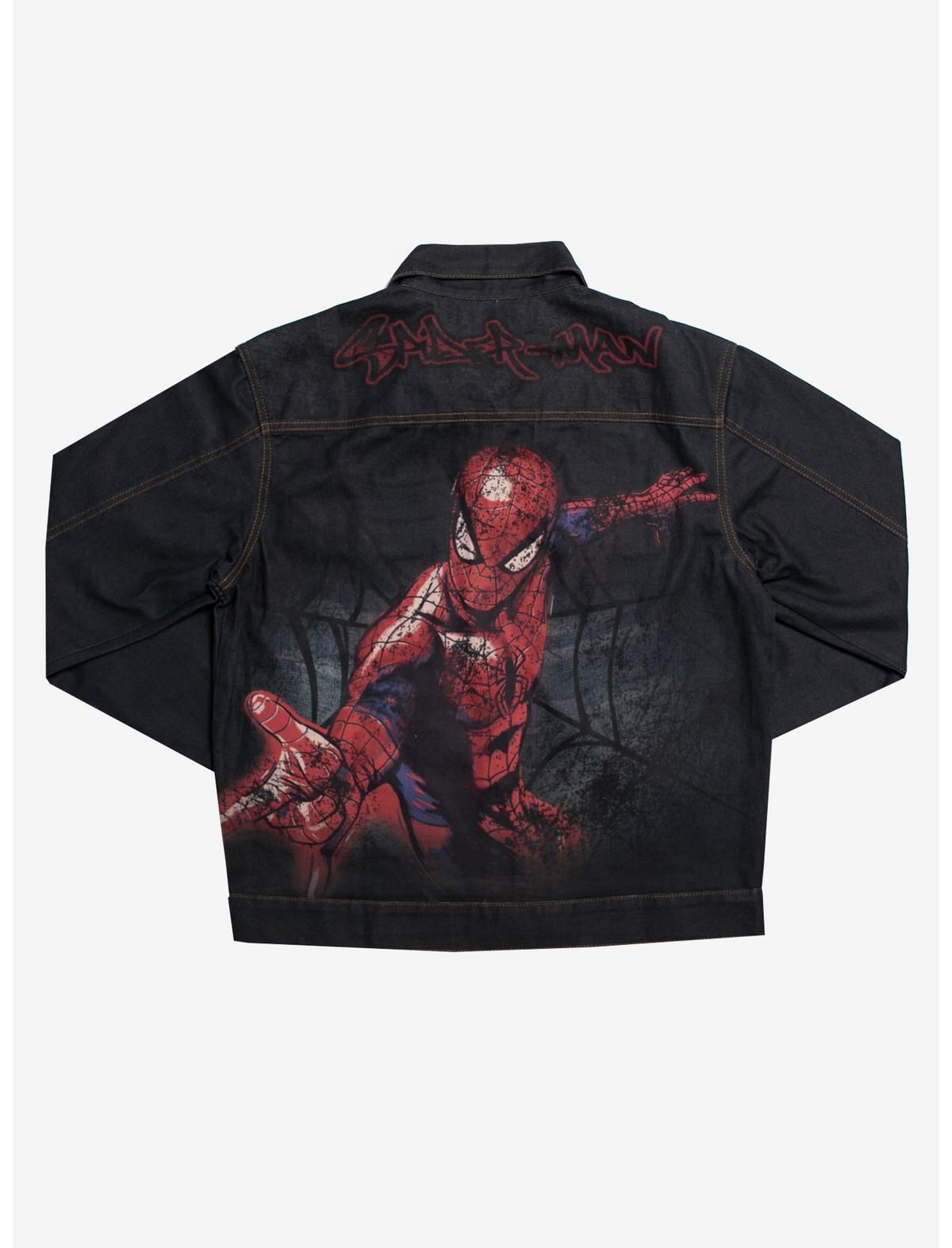 Chaqueta de lona  | Negro  | Hombre araña | Spiderman | Marvel spider man