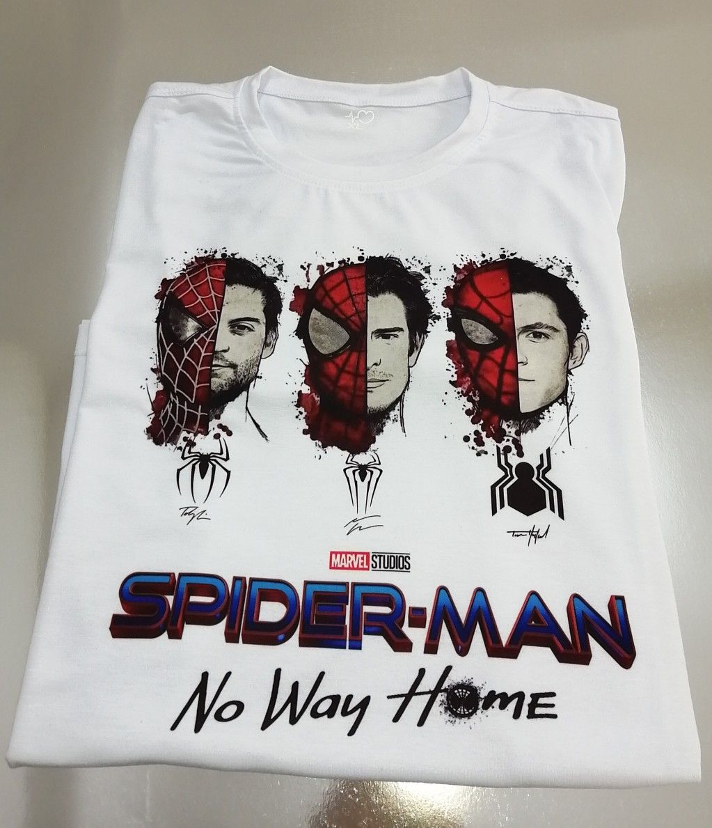 Playera | Blanca | Hombre araña | spiderman | Camiseta Spider-Man No Way Home