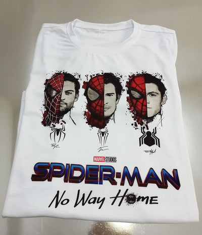 Playera | Blanca | Hombre araña | spiderman | Camiseta Spider-Man No Way Home