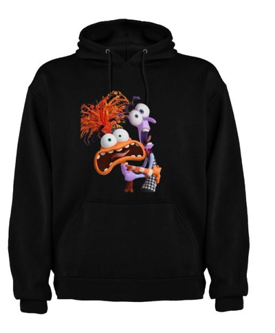 Sudadera INTENSAMENTE|  Negro| Ansiedad y Temor