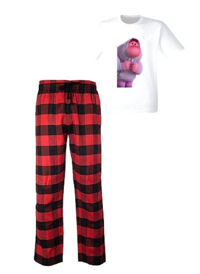 Pijama de intensamente | Rojo | cuadros | Manga Corta|Vergüenza