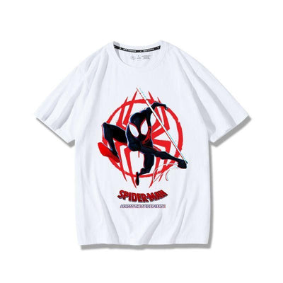 Playera | blanca| Hombre araña | spiderman | Across the spider-verse
