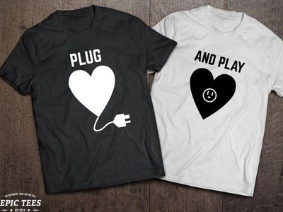 Duo de playeras personalizadas |  Día del Amor