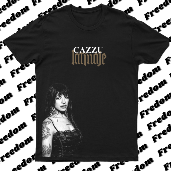 Playera | Negro | Cazzu | Latinaje | Musica Urbano