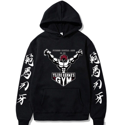 Sudadera negra | GYM | Japón Anime Baki Hanma Yujiro