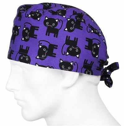 Gorro Quirurgico  |  Cats Black