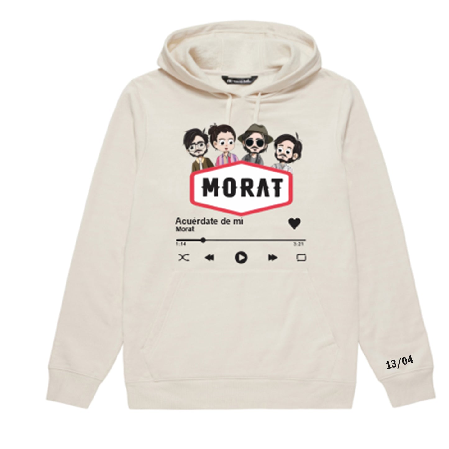 Sudadera Morat | Beige | Acuerdate de mi | fecha